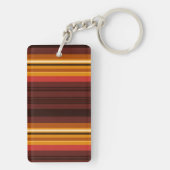 かわいいストライプヴィンテージ キーホルダー (裏面)