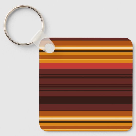 かわいいストライプヴィンテージ キーホルダー (正面)