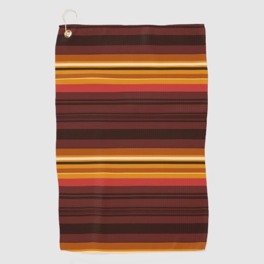 かわいいストライプヴィンテージ ゴルフタオル (正面)