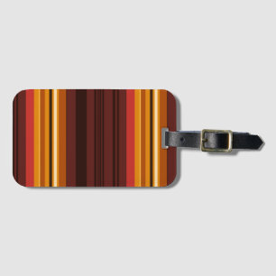 かわいいストライプヴィンテージ ラゲッジタグ