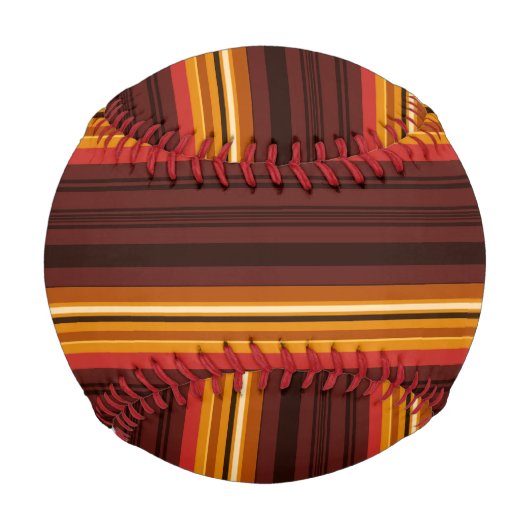 かわいいストライプヴィンテージ 野球ボール (正面)