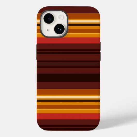 かわいいストライプヴィンテージ Case-Mate iPhoneケース (裏面)