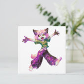 かわいいストリートウェアちび 招待状 (スタンド正面)