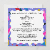 かわいいストリートウェアちび 招待状 (裏面)