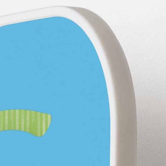 かわいいストロベリーアイスクリームのサンデー漫画 ピックルボールラケット (左詳細)