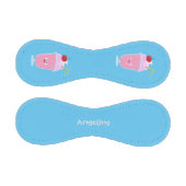 かわいいストロベリーアイスクリームのサンデー漫画 野球ボール (パネル)