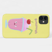 かわいいストロベリーアイスクリームのサンデー漫画 Case-Mate iPhoneケース (裏面(横))