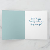 かわいいストロベリーコアラベア誕生日カード カード (内部)