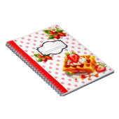 かわいいストロベリースイーツ ノートブック (右側)