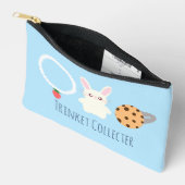 かわいいストロベリーネックレス、バニーとリングや輪 アクセサリーポーチ (見開き)