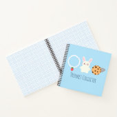 かわいいストロベリーネックレス、バニーとリングや輪 ノートブック (内部)