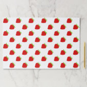 かわいいストロベリーパターン紙ランチョンマット ペーパーパッド (インサイチュ)