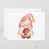 かわいいストロベリーフルーツ格言 ポストカード (正面/裏面)