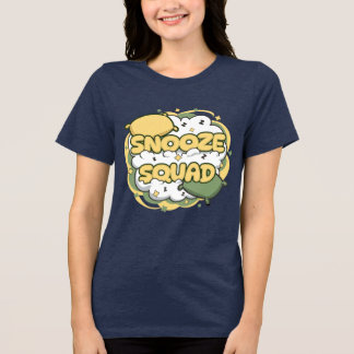 かわいいスヌーズ隊の眠そうな枕ギフト トライブレンドTシャツ
