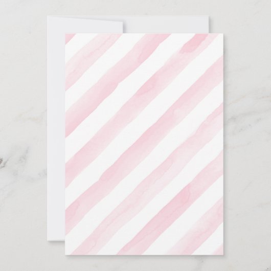 かわいいスパの誕生日招待状 招待状 (裏面)