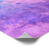 かわいいスパイダー感動的引用文モノグラムon pink | ポスター (角)