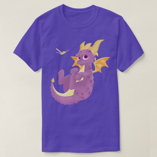 かわいいスパイロとスパークス Tシャツ (デザイン正面)