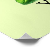 かわいいスパゲッティハウスパスタ ポスター (角)