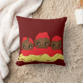 かわいいスパゲッティ及びミートボールの装飾用クッション クッション (ブランケット)