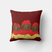 かわいいスパゲッティ及びミートボールの装飾用クッション クッション (裏面)