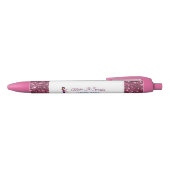 かわいいスパークルカートゥーンメイドクリーニングサービス 黒ボールペン (トップ)