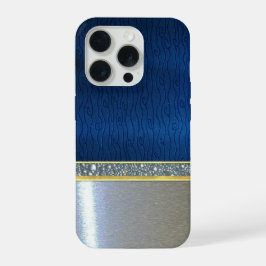 かわいいスパークルシルバーデザインケース iPhone 15 PROケース