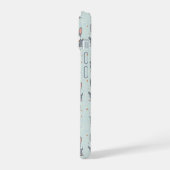 かわいいスフランスのブルドッグフレンチモーズ iPhone 15ケース (左側面)