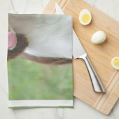 かわいいスプリンガースパニエル キッチンタオル (四つ折り)