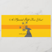 かわいいスプレーボトルハウスキーピングギフト券 (裏面)