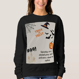 かわいいスプーキー ハロウィン スウェット 🎃👻 スウェットシャツ