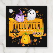 かわいいスプークおもしろいハロウィーンナイト フェイバータグ (正面)