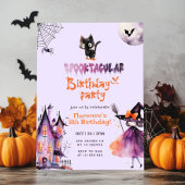 かわいいスプークの誕生日ハローウィンパーティ 招待状