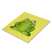 かわいいスマイリーカエル タイル (側面)