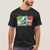かわいいスマイルドリームゲームチームジュースミルクボックスゲーム Tシャツ (正面)