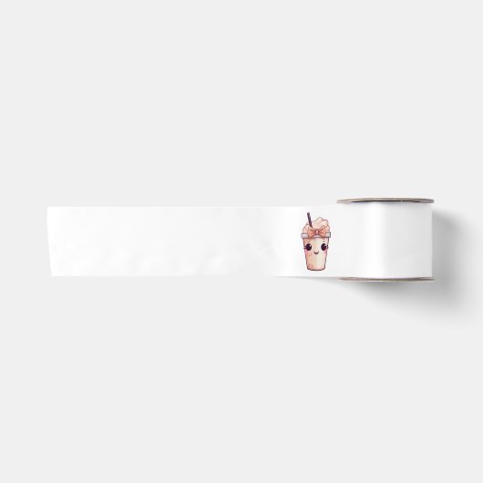 かわいいスマイルフラッペ サテンリボン (正面)