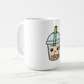 かわいいスマイルボバティー コーヒーマグカップ (正面左)