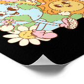 かわいいスマイル地球の日の毎日キッズボーイズ男性Wom ポスター (角)