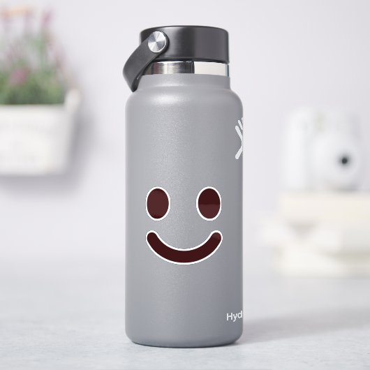 かわいいスマイル顔クラシック シール (HydroFlask)