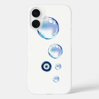 かわいいスマホバブルデザイン iPhone 16 ケース