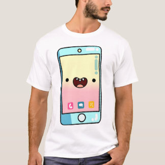 かわいいスマートフォン Tシャツ