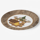 かわいいスモアのパーティー ペーパープレート (アングル)