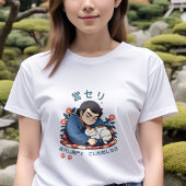 かわいいスモトリと猫昼寝 – かわいい日本のデザイン Tシャツ