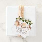 かわいいスモークキャンプ子供の誕生日メッセージカード フェイバータグ (インサイチュ)