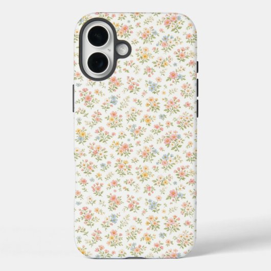 かわいいスモールディッツィーフラワーパターン Case-Mate iPhoneケース (裏面)