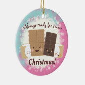 かわいいスモールベーキングベーカリースイーツクリスマス セラミックオーナメント (右)