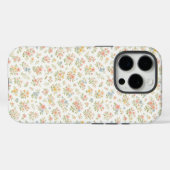 かわいいスモール・ディッツィー・フラワー・シームレス・パターン Case-Mate iPhoneケース (裏面 (横))