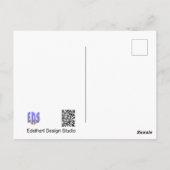 かわいいスリッシュクローズアップDIYポストカード ポストカード (裏面)