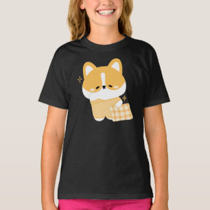 かわいいスリーピーコーギ Tシャツ