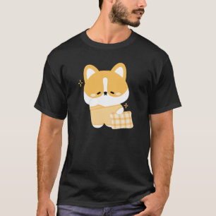 かわいいスリーピーコーギ Tシャツ