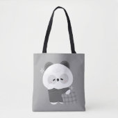 かわいいスリーピーパンダ トートバッグ (正面)